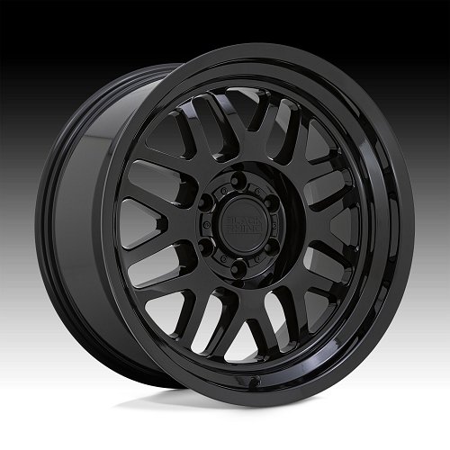 Black Rhino Delta Gloss Black Custom Truck Wheels 1